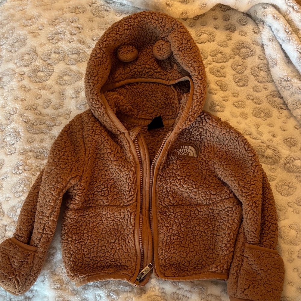 The North Face Brown Teddy Baby’s Sherpa Jacket